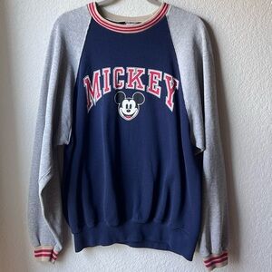 Rare Vintage 90s Mickey Logo Sweatshirt